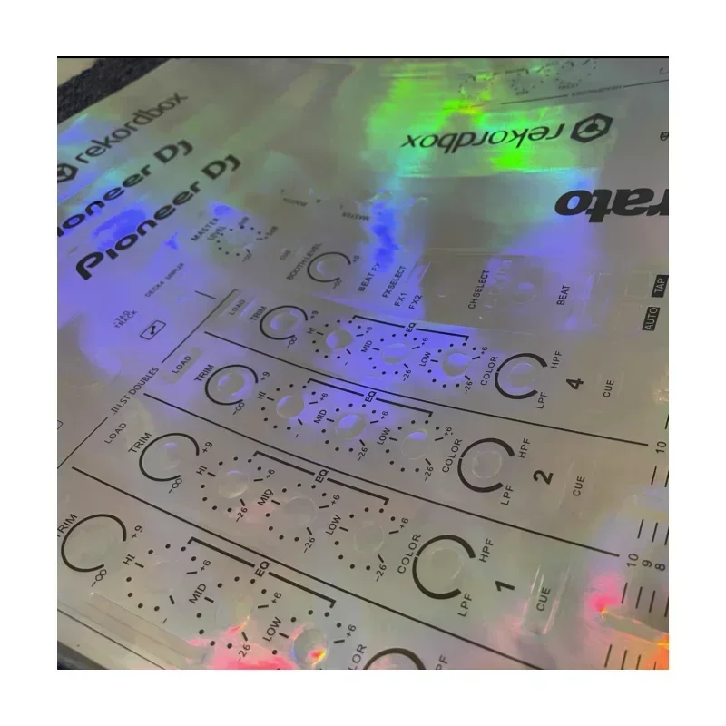 Pioneer Ddjsx Film Flx6 Controller DJ Disk Recorder Panel Special Protective Film Color Sticker White (Only Film, Not Machine)