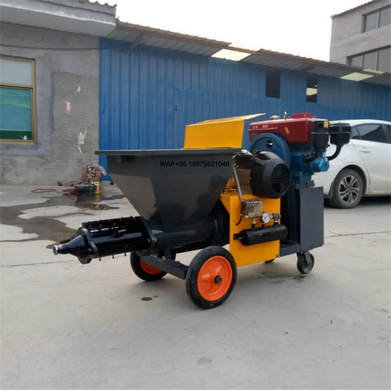 Putty Sprayer Mortar Sandblasting Wall Powder Machine Construction Site Equipment