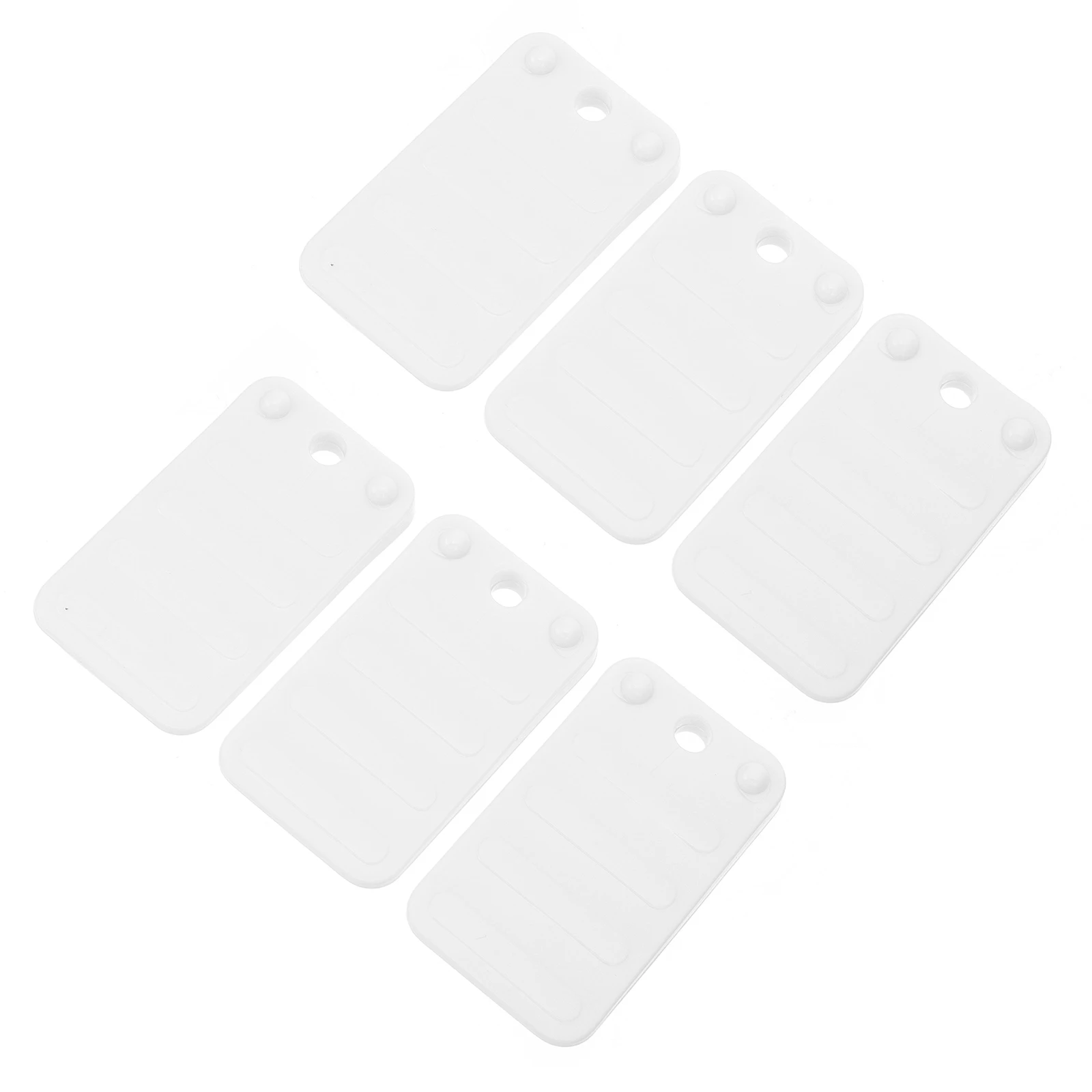 

15 Pcs Furniture Shims Leveling Pads Sofa Gap Plugs DIY Levelers ABS Durable Practical Adjust Stack Table
