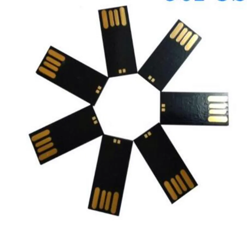 10PCS waterproof UDP memory flash 4GB 8GB 16GB 32G 64GB 128GB USB2.0 short long board Udisk semi-finished chip pendrive Factory