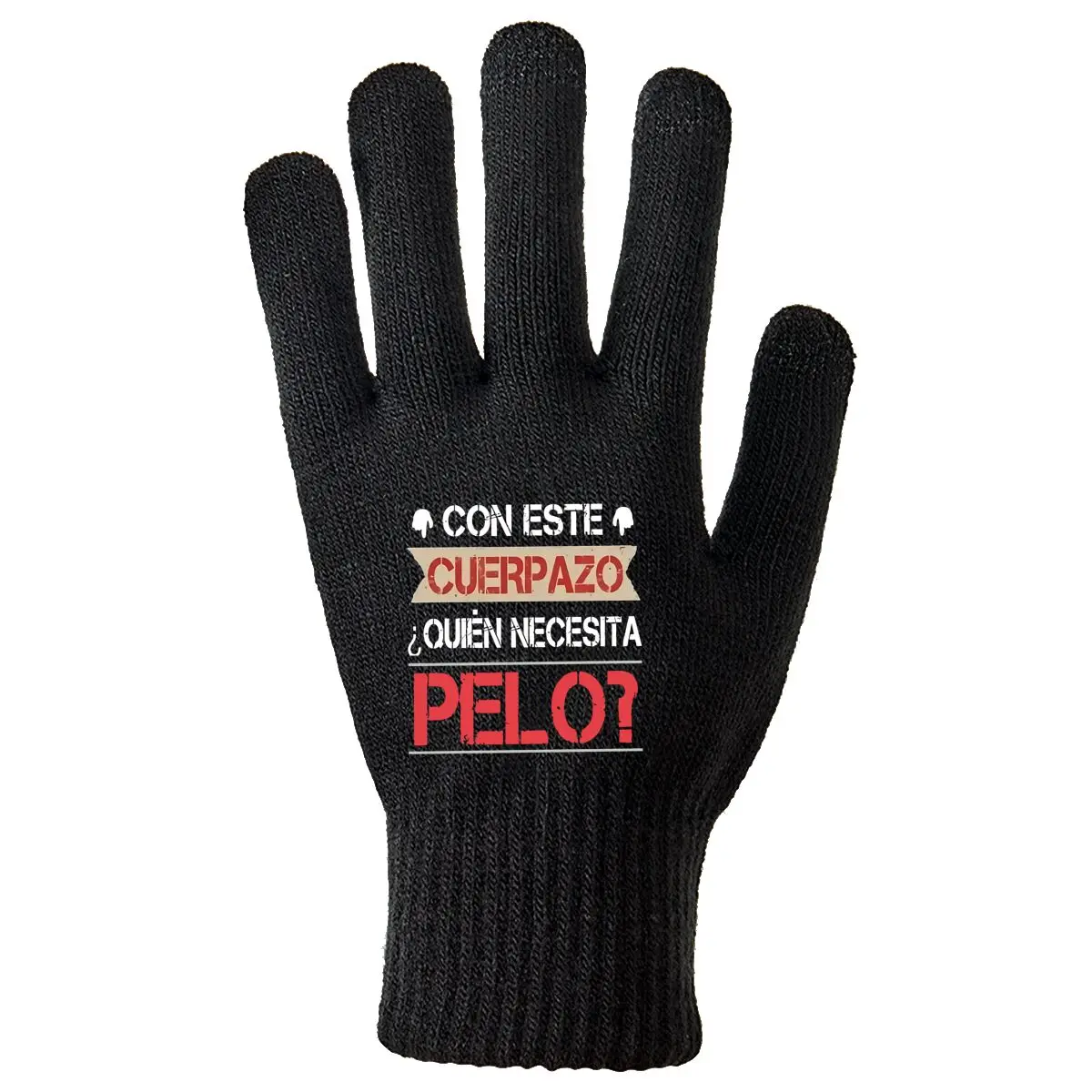 

Pelo Text Shouts Bold Question Winter Warm Gloves for Men and Women Outdoor Cycling Sports