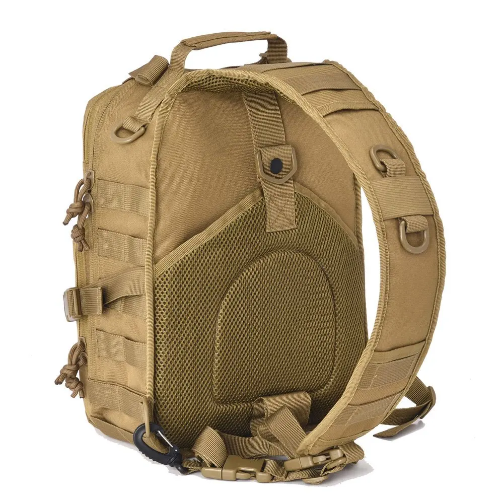 20L  Tactical Chest Bag Sling Bag Pack Single Shoulder Messenger Bags Outdoor Camouflage Travel Backpack Men Softback