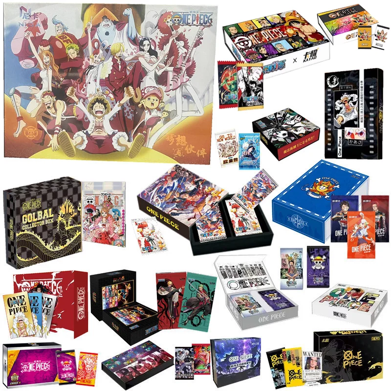 

2023 New One Piece Collection Cards Booster Box AR Puzzle TR Rare Anime Table Playing Game Board Cards Toy Gift