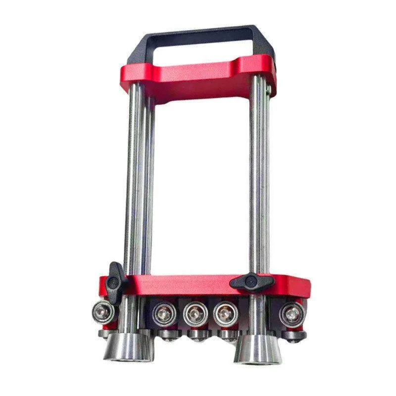 0-100 Degree Metal Roll Bender, Dual Workstation Sheet Metal Bending Machine, Portable Fabrication Tool for Metal Roofing
