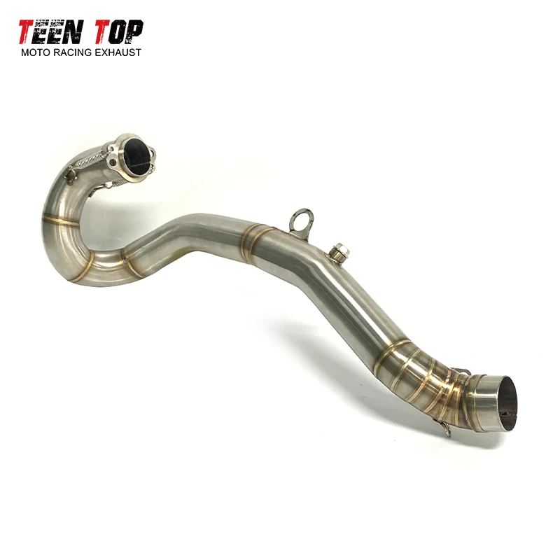 50mm DirtBike Exhaust Pipe For KTM 450EXCF 500EXCF Exhaust Header For Husqvarna FE450 FE501 Front Connect Tube 17-19 Escape Moto