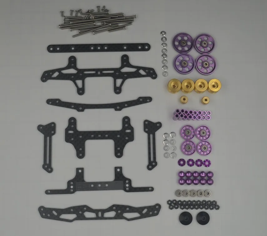 FMA/S2/Vz-車用の純正カーボンファイバーキット,ラジコンタンク