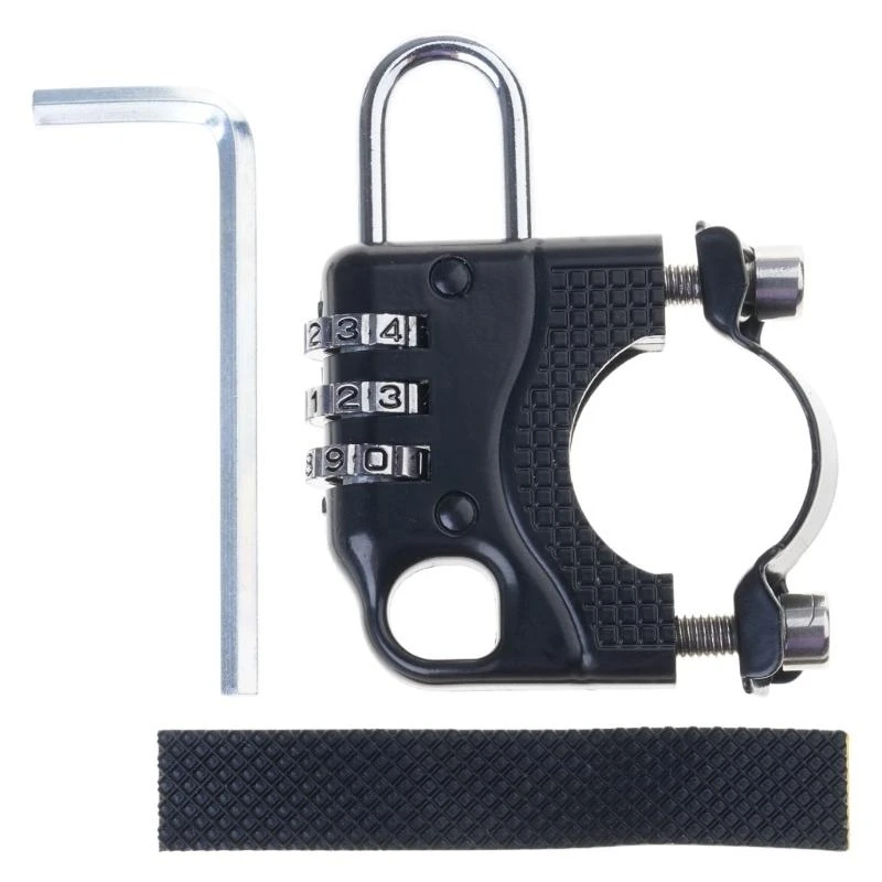 

652f 3-значные шлемы паролей блокируют многоцелевые велосипеды Scooter Hellemets Antitheft Lock