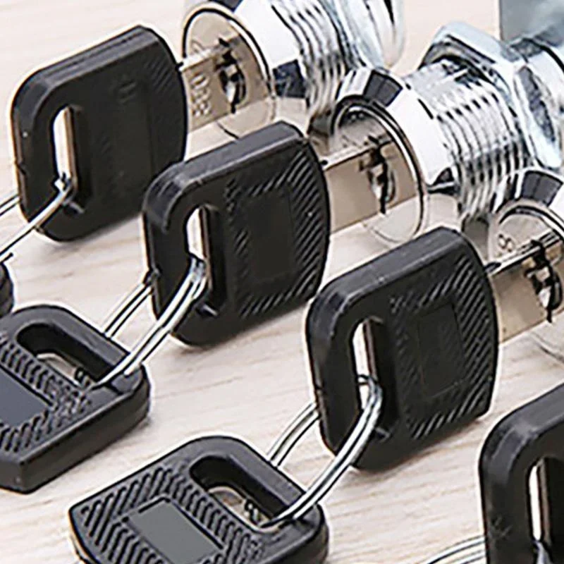 16mm/20mm/25mm/30mm Classic Security Lock Metal Cylinder Cabinet Locker Cam Lock with Keys Security Mailbox Lock Drawer