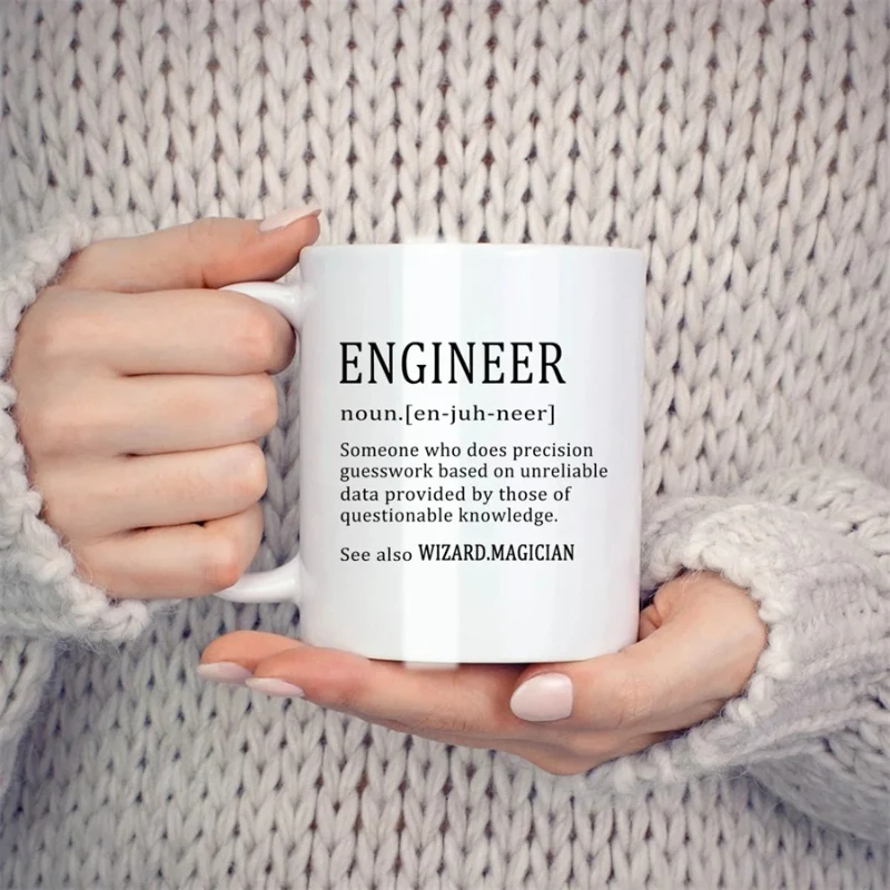 

Engineer Someone Who Does Precision Mugs for Student New Licensed Birthday Gifts Novelty Coffee Ceramic Tea Cups White 11 Oz