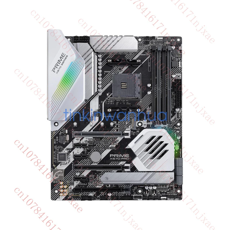 

used For ASUS PRIME X570-PRO Socket AM4 DDR4 DP+HDMI 3×M.2 6×SATA3 Motherboard.