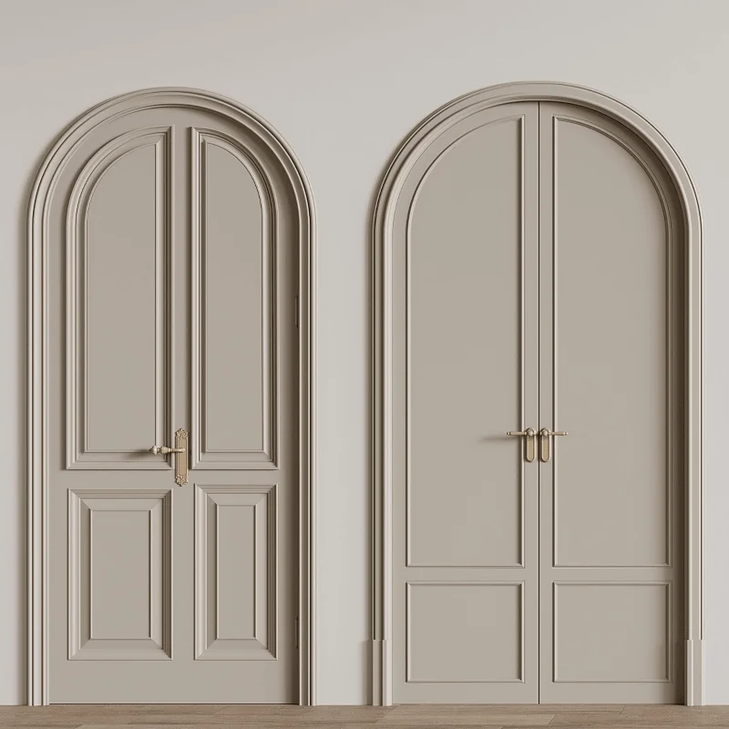 

Fire Rated Wooden Certified 30/45/60 Minutes Fireproof Curved Door Custom Design Options