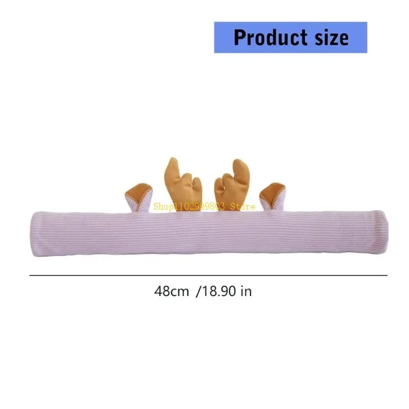 Corduroy Strollers Handle Cover 3D Cartoon Sound And Easy Cleaning for Infant J0MF