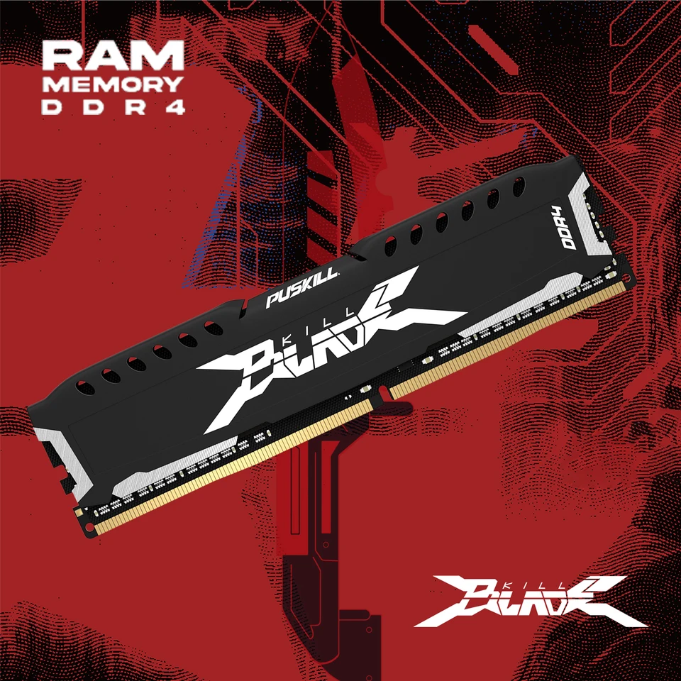 PUSKILL 16GB 2666MHz DDR4 メモリ Sa4b9f501d4294ed485bdd7fe7043a