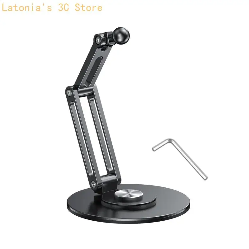 Faltbare 17-mm-Kugelkopfbasis, kleine Designhalterung für mobile Tablet-Ständer X3UB – Detail 4