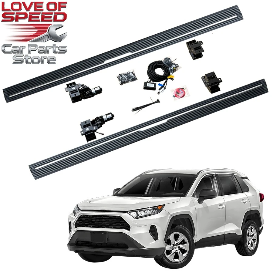 

Новая автоматическая электрическая выдвижная подножка из алюминия с усиленной несущей способностью и защитой от скольжения для TOYOTA RAV4 2016-2019, 2020+