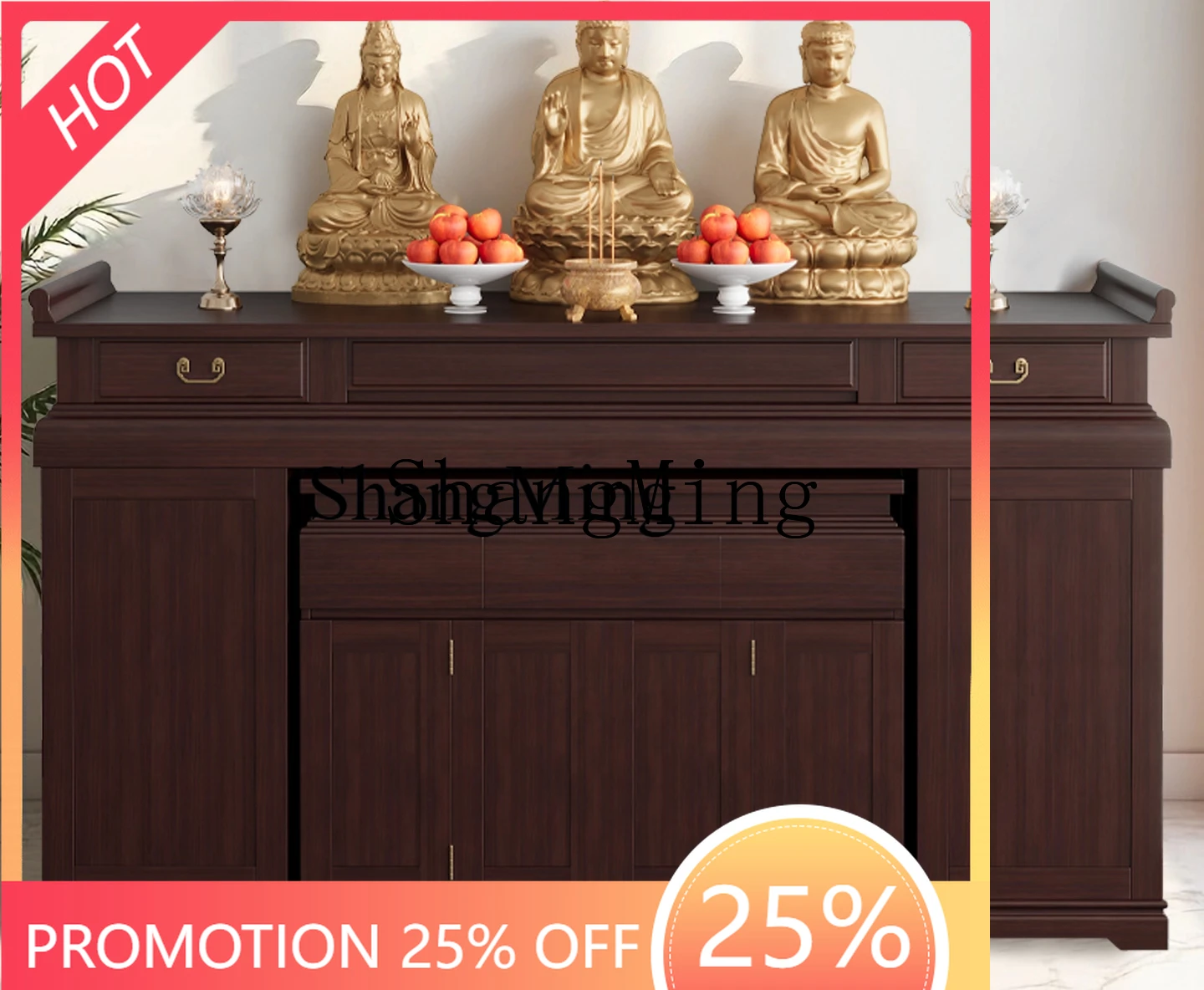 

FG good-looking Offering Table Shentai Household Zhongtang Incense Case Solid Wood Table Fotai Offering Incense Offering Table