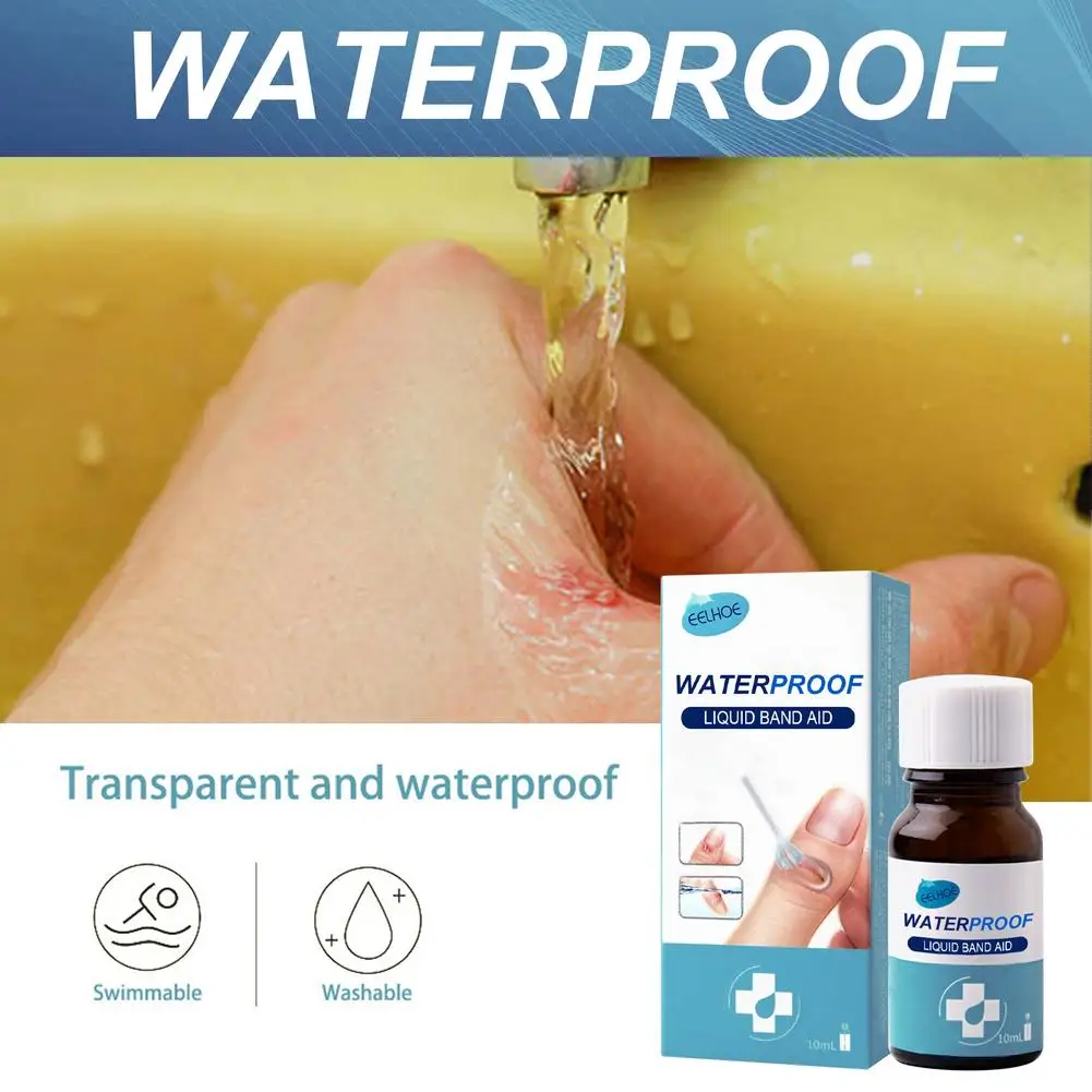 10ml Waterproof Liquid Bandage Adhesive Wound Repair Gel Dressing First Aid Wound, Cut, And Abrasion Repair Care Bandage