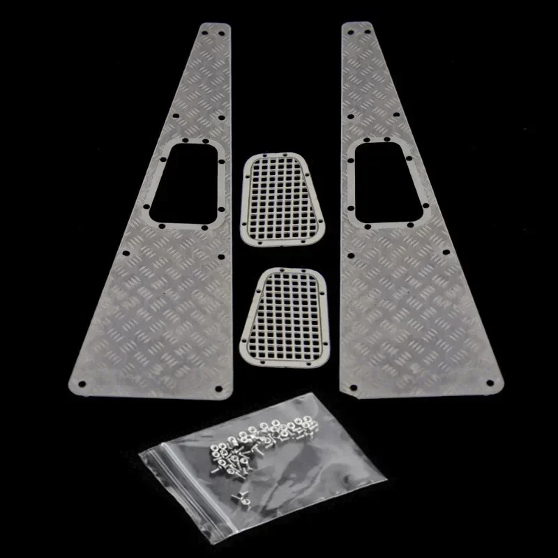 Metal TRX4 Anti-skid Plate Intake Grille for Trxs TRX-4 TRX4 Defender 1/10 RC Crawler upgrade parts accessories