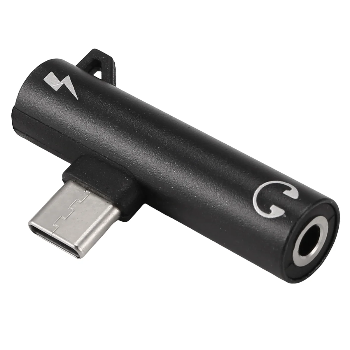 Аудиоадаптер POP-lType-C Крючок для звонков Музыка Зарядка 2-в-1 Наушники с круглым отверстием 3,5 мм