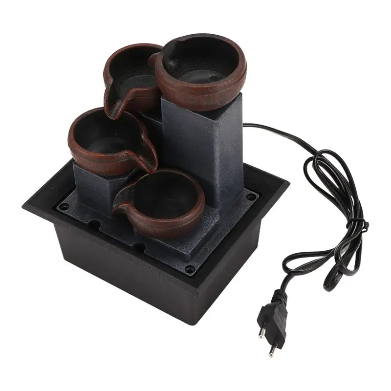 [NEW!A08R】 Tabletop Fountain Ornaments Home Gardening Decoration Rockery Water Fountain Crafts Gifts Desktop Decorations
