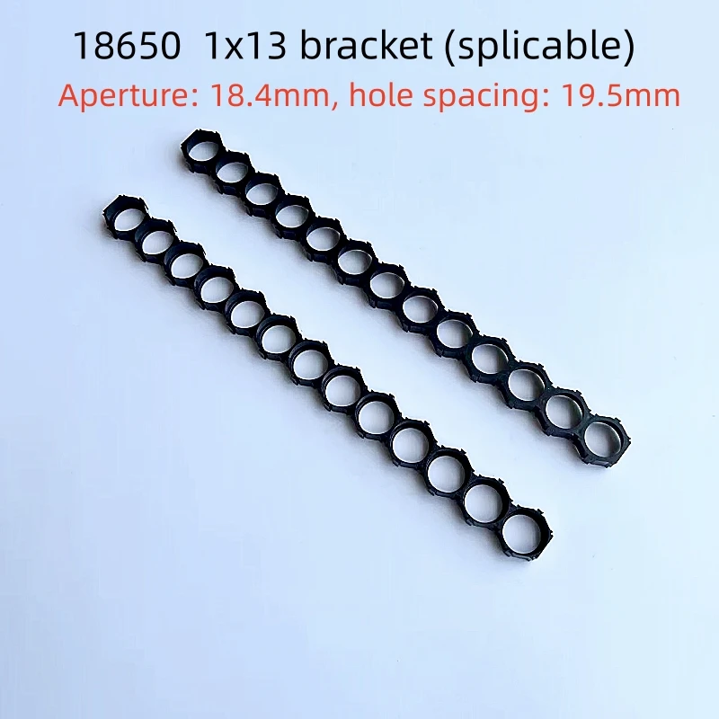 18650 Lithium Battery Packs DIY Misalignment Fixed Bracket Assembly Holder Cells Pack Splicable Modular Support Flat Head