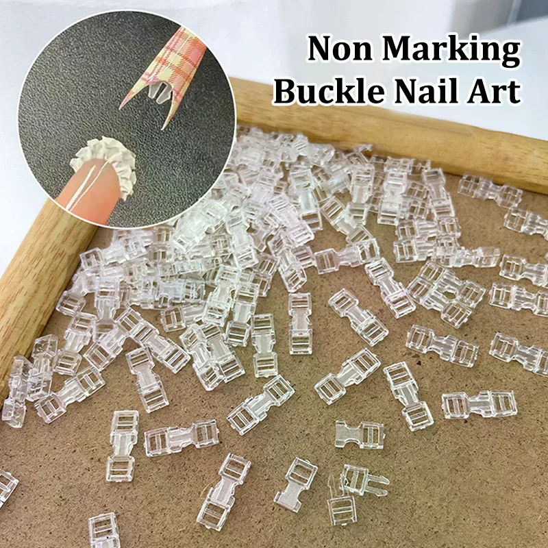 10 قطعة أداة فنية للأظافر بدون أثر مشبك صغير للأظافر مشبك غير مرئي لتقوم بها بنفسك ملحقات الأظافر