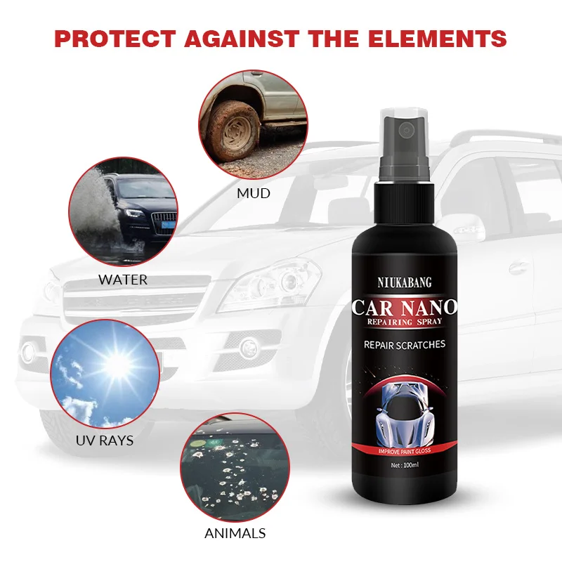 120ml 500ml Ceramic Coating Spray Nano Car anti Scratch Spray Nano Hydrophobic Coating Liquid Glass Coating Car Paint Care