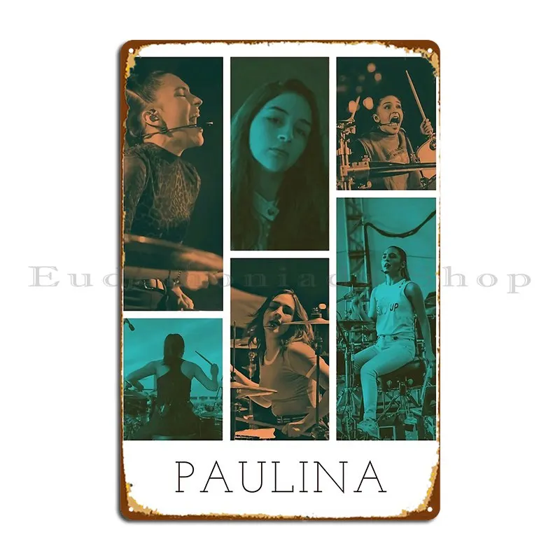 The Angle Paulina Metal Plaque Painting Club Wall Plaque Garage Customized Tin Sign Poster