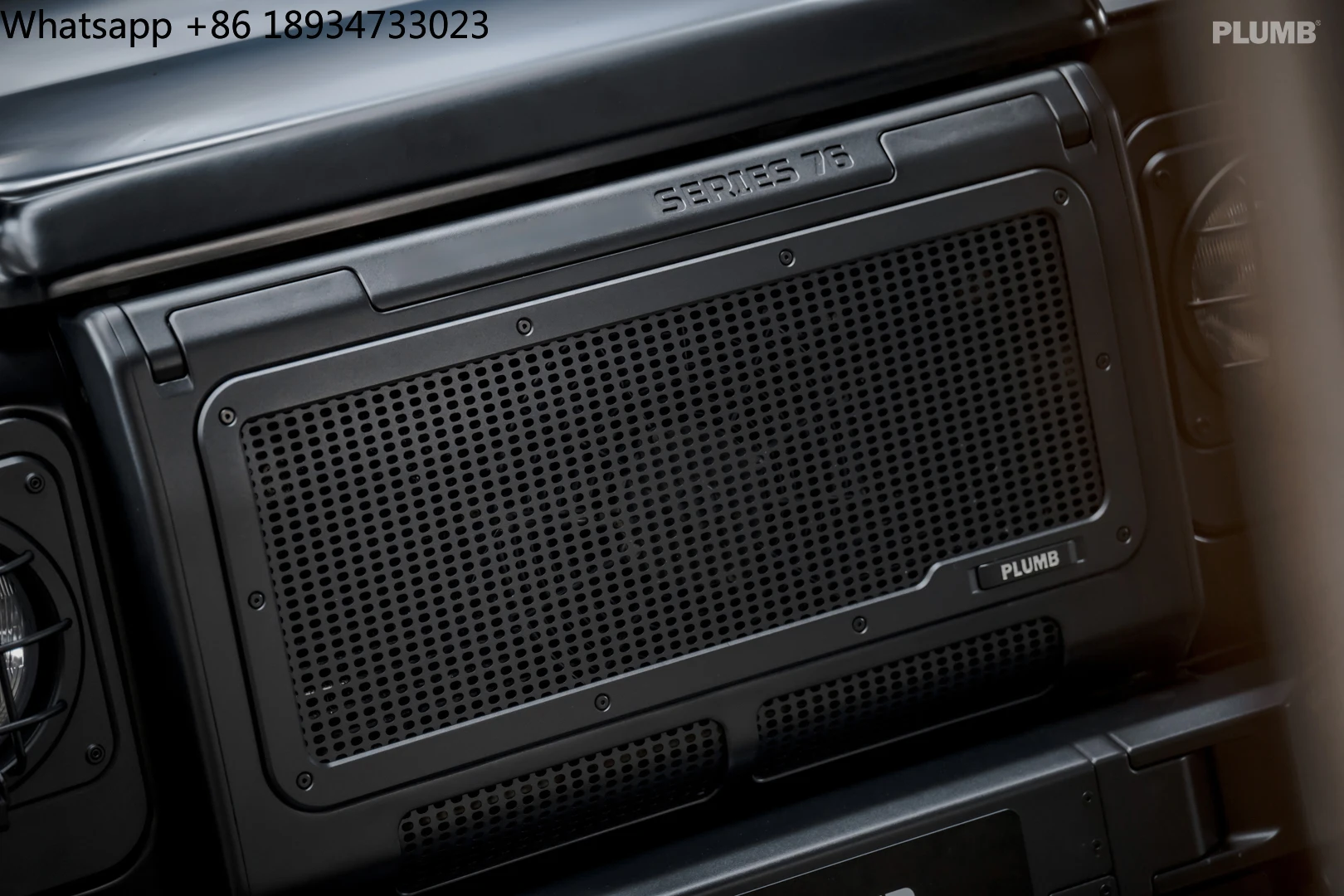 سلسلة PLUMB 76 لسيارة Land Rover Defender Grille مادة الألومنيوم للمدافع 90/110/130