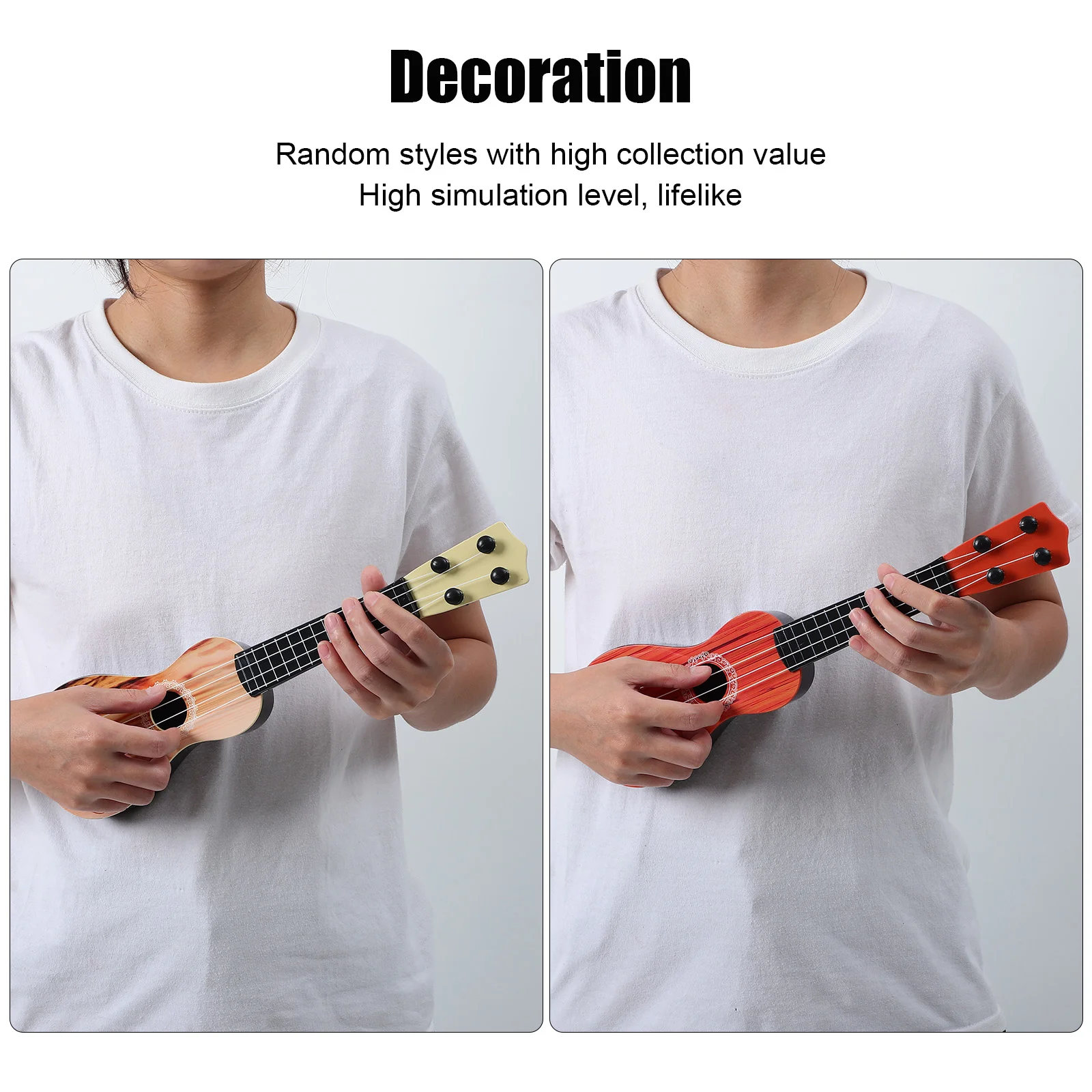 Musical Instrument 38cm Simulated Ukulele Toy 1pcs Child Instruments Mini for Kids Amp Plastic Beginners