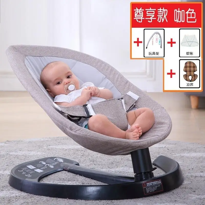 Baby electric rocking chair, baby soothing tool, newborn baby sleeping cradle