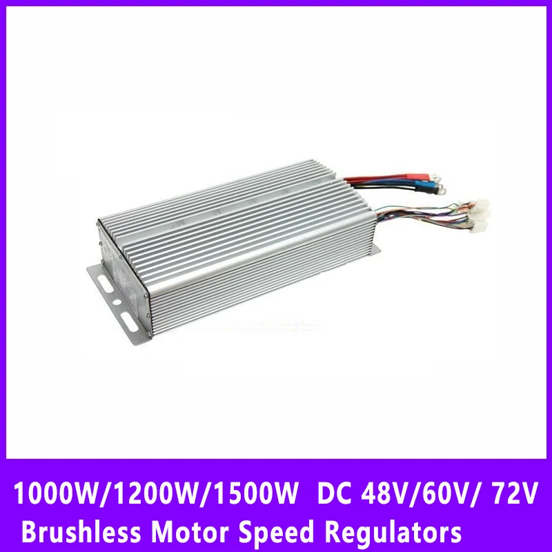 

1000W/1200W/1500W DC 48V/60V/ 72V Brushless Motor Speed Regulators BLDC Speed Controller for Electric Bicycle Motorcycle