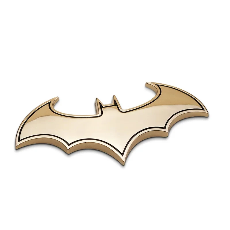 3D Metal Cartoon Bat Black Car Body Sticker Emblem Badge Rear Tail Trunk Decal Motorcycle Car Styling Decoration Akcesoria