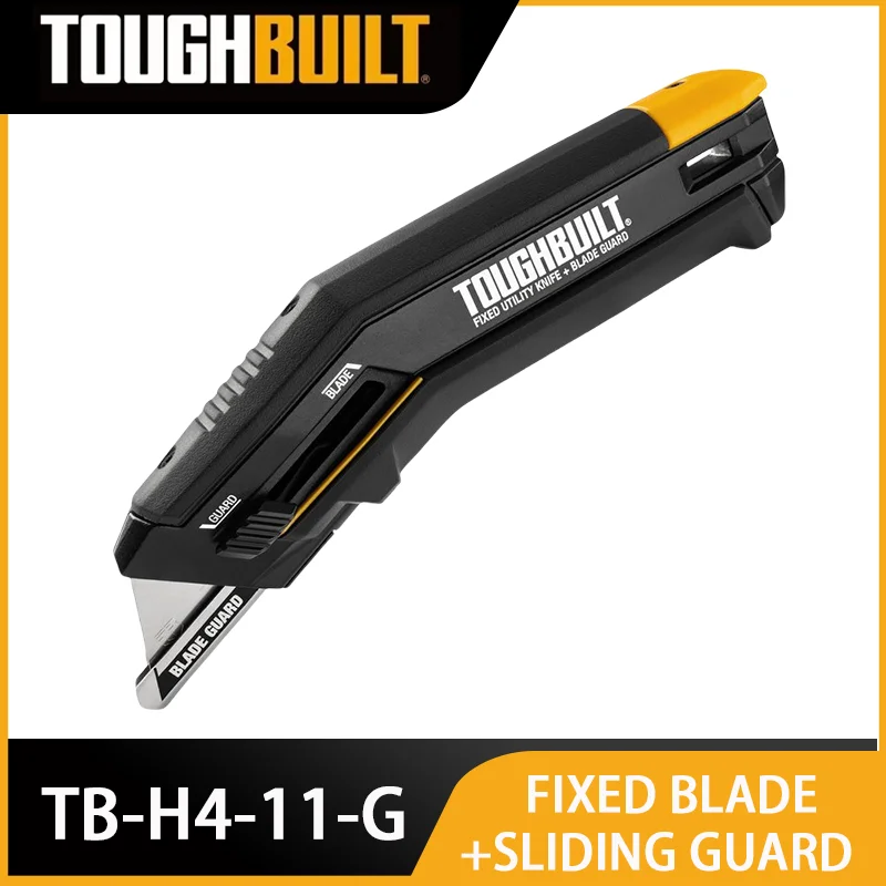 TOUGHBUILT TB-H4-11-G Fixed Blade Sliding Guard Hand Tools