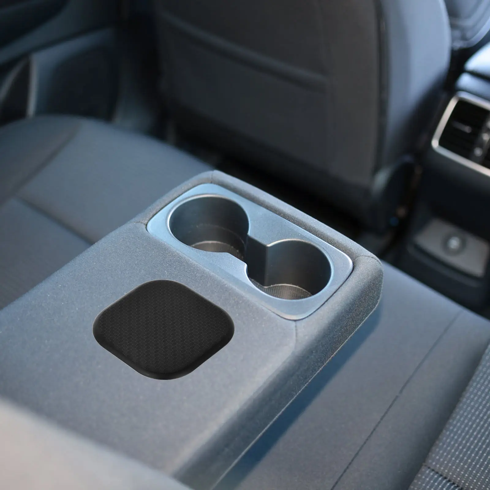 

4Pcs Silicone Car Drink Coaster Non-Slip Thermal Insulated Cup Holder Mat Stylish Car Interior Accessory Compatible with All