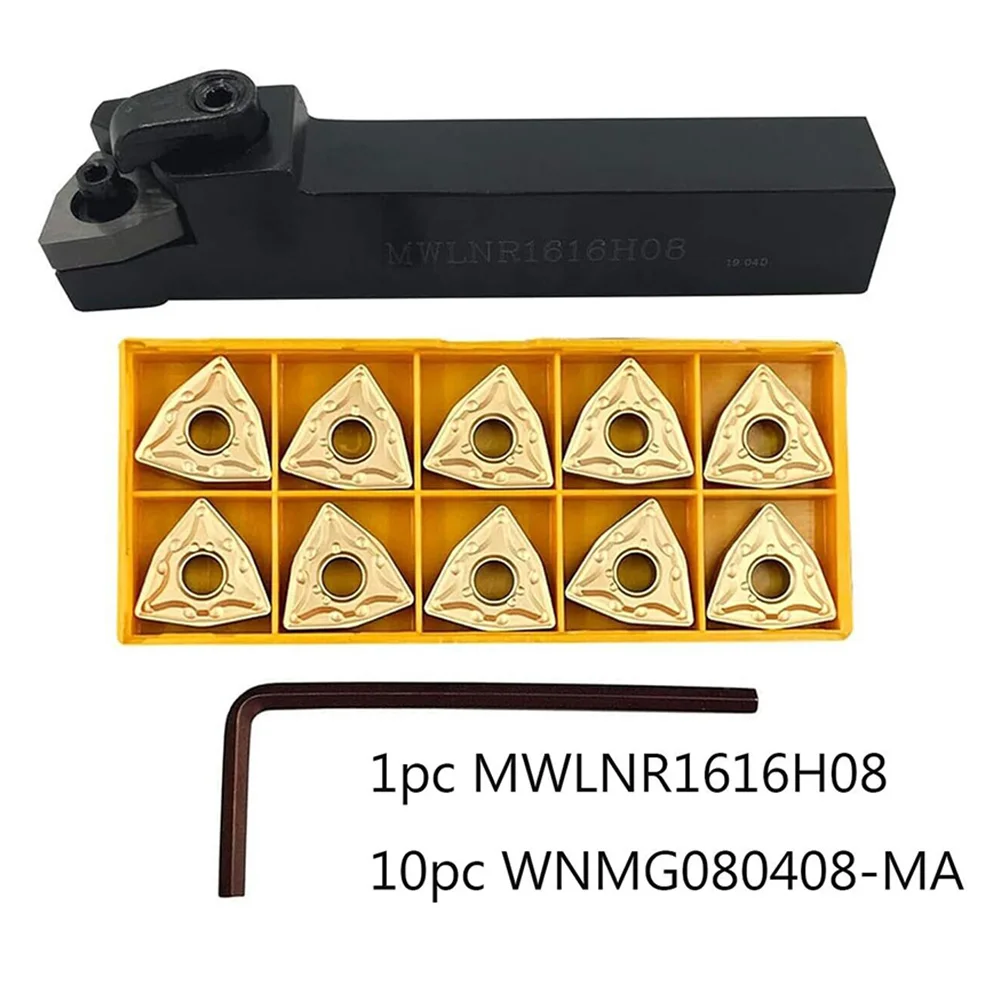 For Lathe Operations MWLNR1616H08 Cutting Tasks Stable Machining Versatile Tool Set Accurate Results Control During Machining