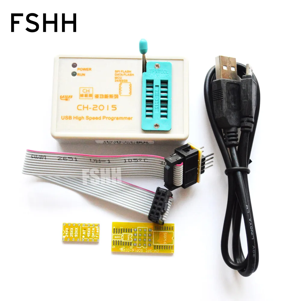 

CH2015 high-speed USB SPI Programmer 24 25 93 EEPROM 25 flash bios AVR WIN7 WIN8 VISTA MINI Programmer