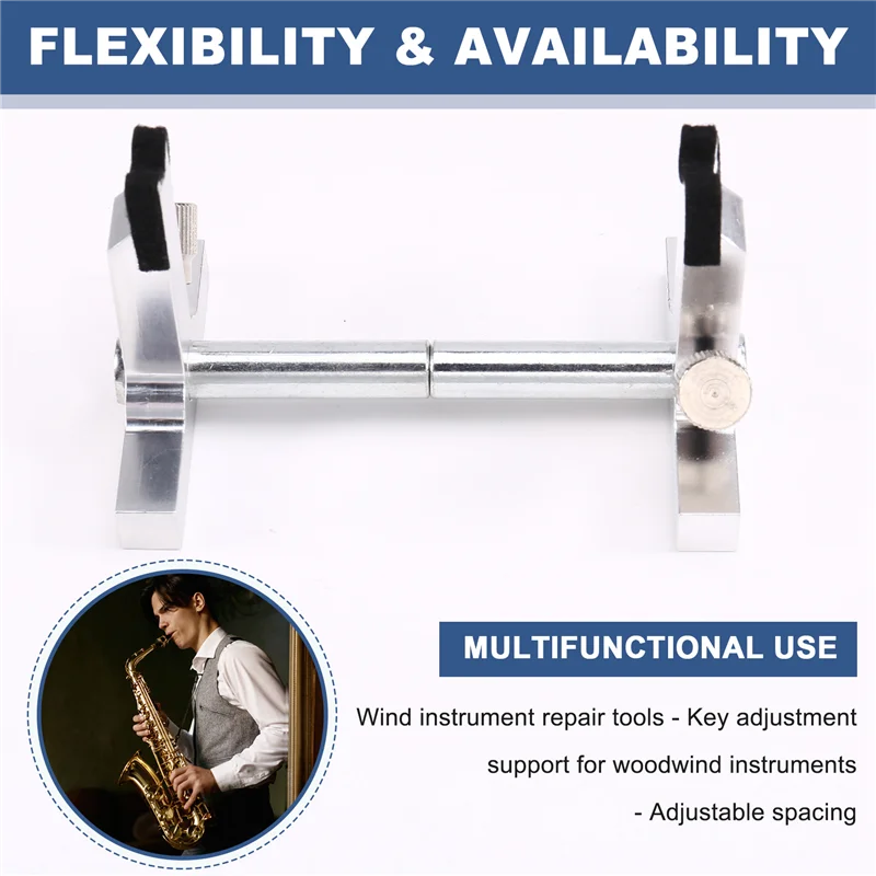 

ABVH-инструменты для ремонта деревянных духовых инструментов, кронштейн для регулировки ключей с регулируемым интервалом для духовых инструментов