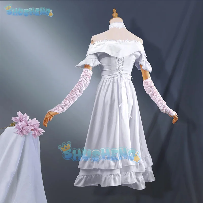 أنيمي لعبة الهوية الخامس نعمة البدلة تأثيري حلي موحدة هالوين كرنفال حفلة لعب الأدوار الزي مجموعة كاملة Shusheng