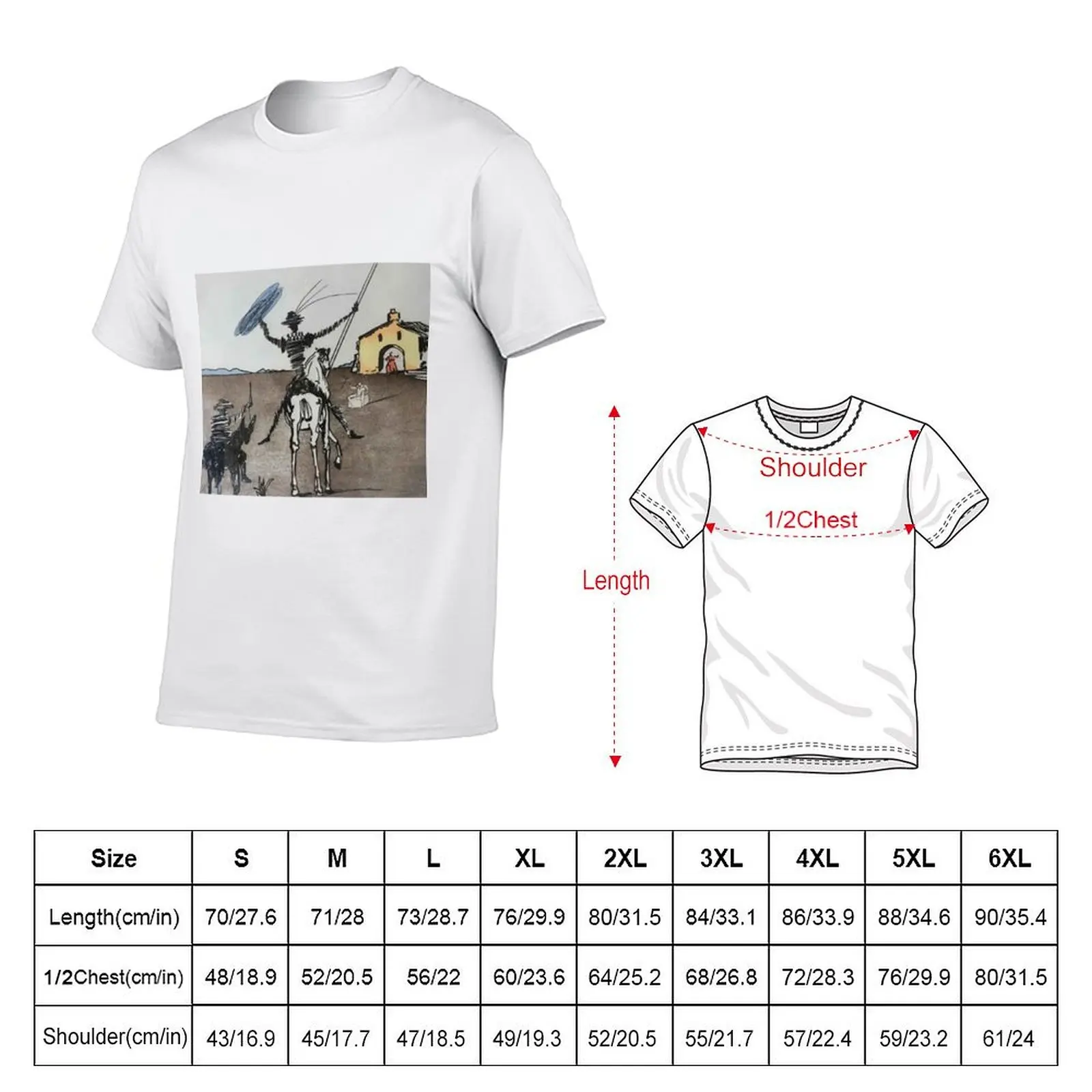 t man for t digital salvador designer shirt dali shirts T-Shirt painting sale cotton