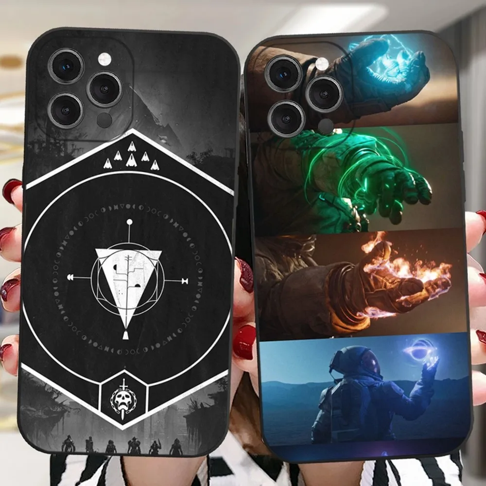 D-Destiny 2 Game  Phone Case For iPhone 16,15,14,13,12,11 Plus,Pro,Max,XR,XS,X,7,8 Plus,SE,Mini Silicone Soft