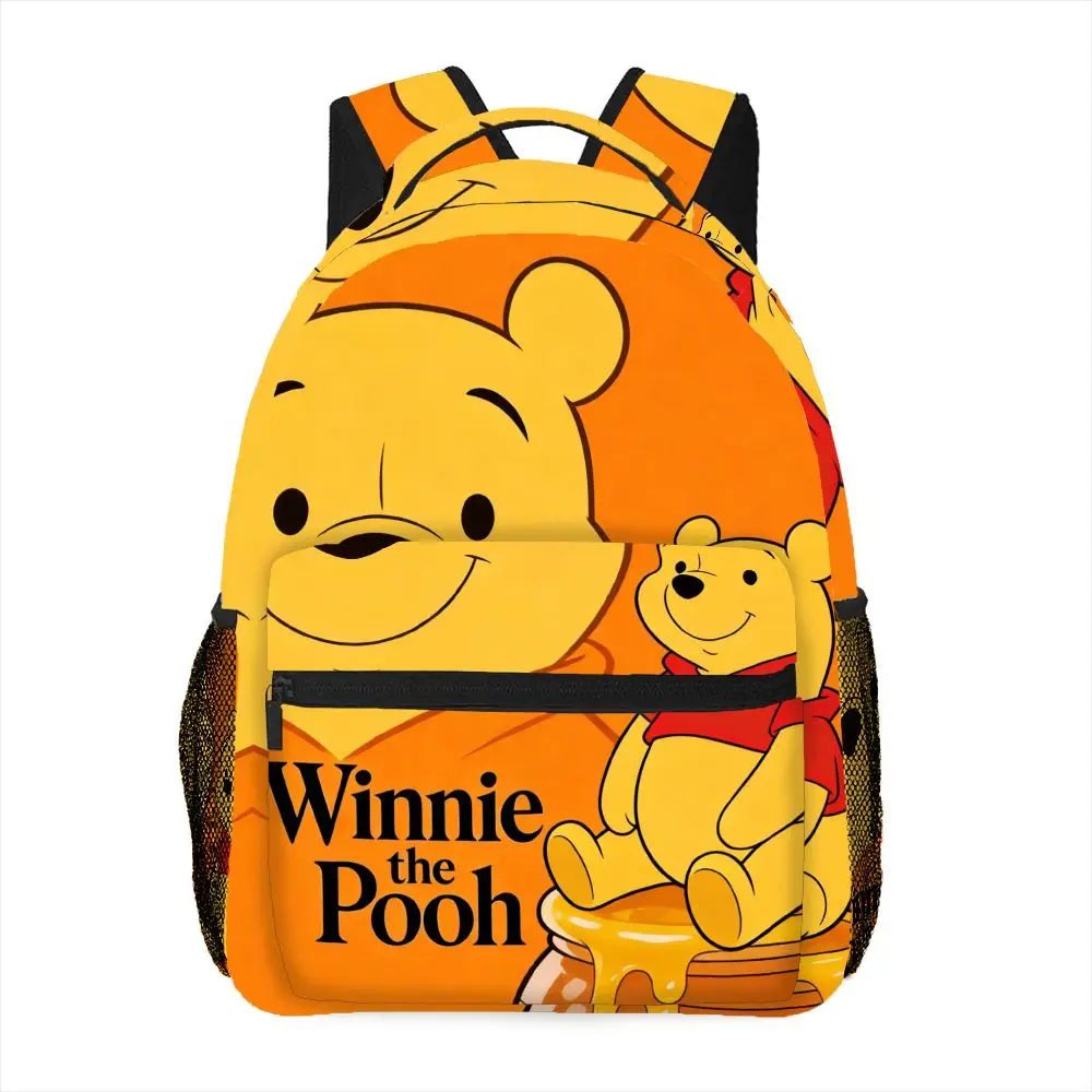 

Disney Winnie the Pooh Print Backpack 1pc with Multiple Compartments for Casual Outings And Daily Commute