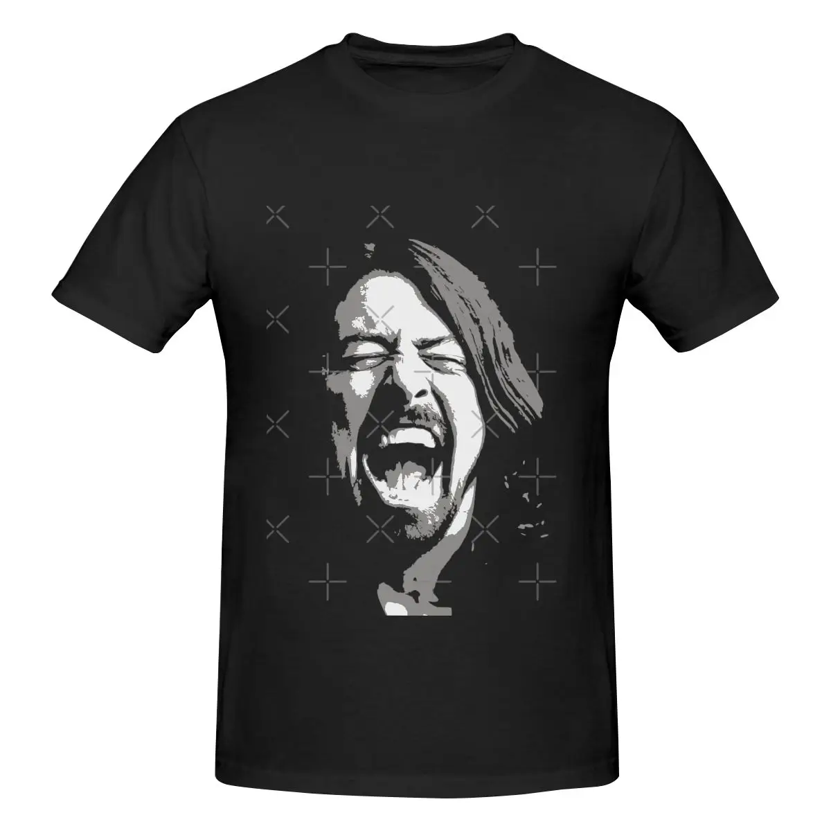 Funny Grohl Mode Classic Men's T-shirt Printed Tops are loose and slim fit Women's T-shirts