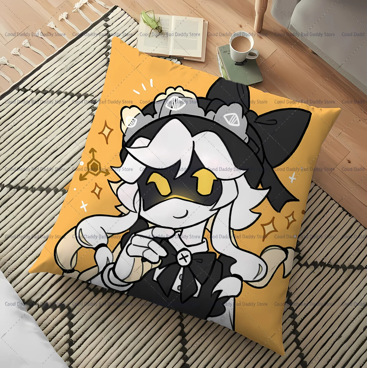 Murder Drones Robot Cartoon Cushion Cover Anime Printed Square Pillow Case Polyester Pillowslip for Sofa Bed Living Room Decor