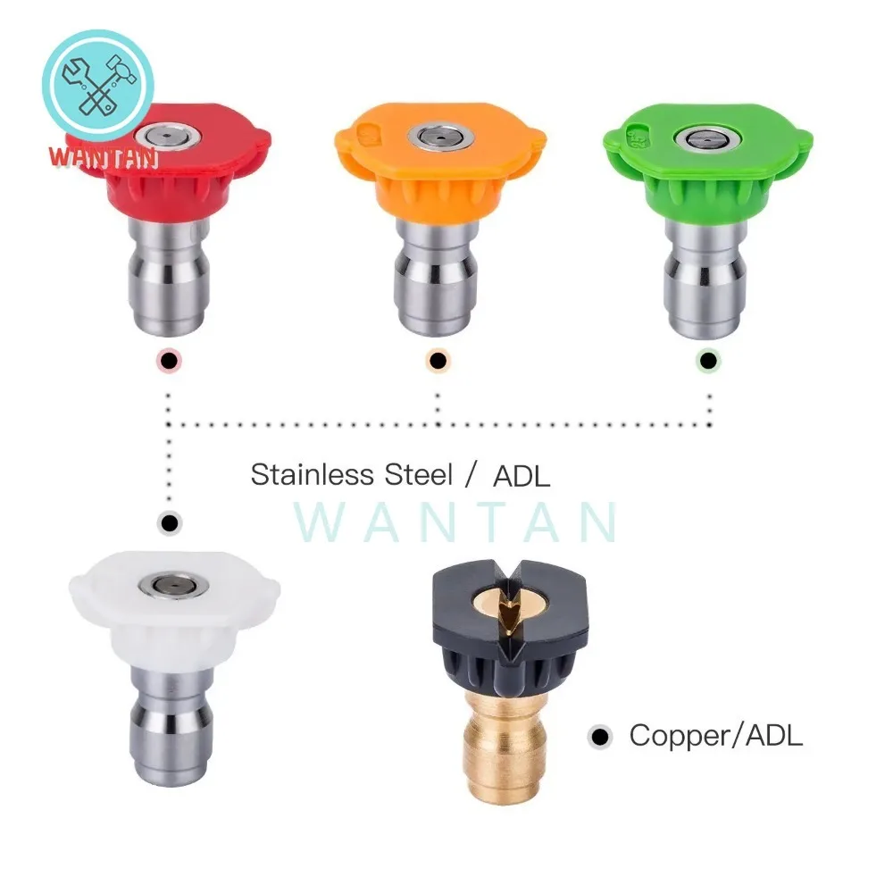 Imagem -04 - Lavadora de Pressão Dicas de Pulverização Bico de Conexão Rápida Lavagem de Carro Novo 4.0 Gpm Pcs Alta Qualidade