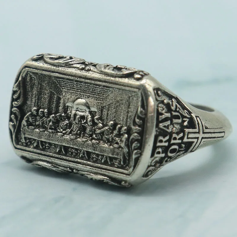 

Buy 4 Get 1 Free Highly Recommend 10g Jesus Christ The Last Supper Stainless steel Rings Many Sizes SheCrown