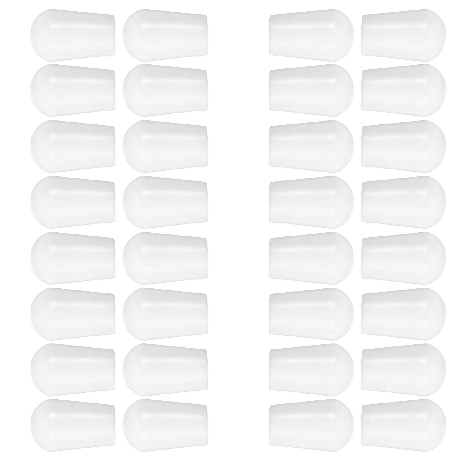 

100pcs Anti-Collision End Caps Pvc Hook End Tips For Wire Thread Protector Hanger Ends Cover Hanging Rack Prong Tips