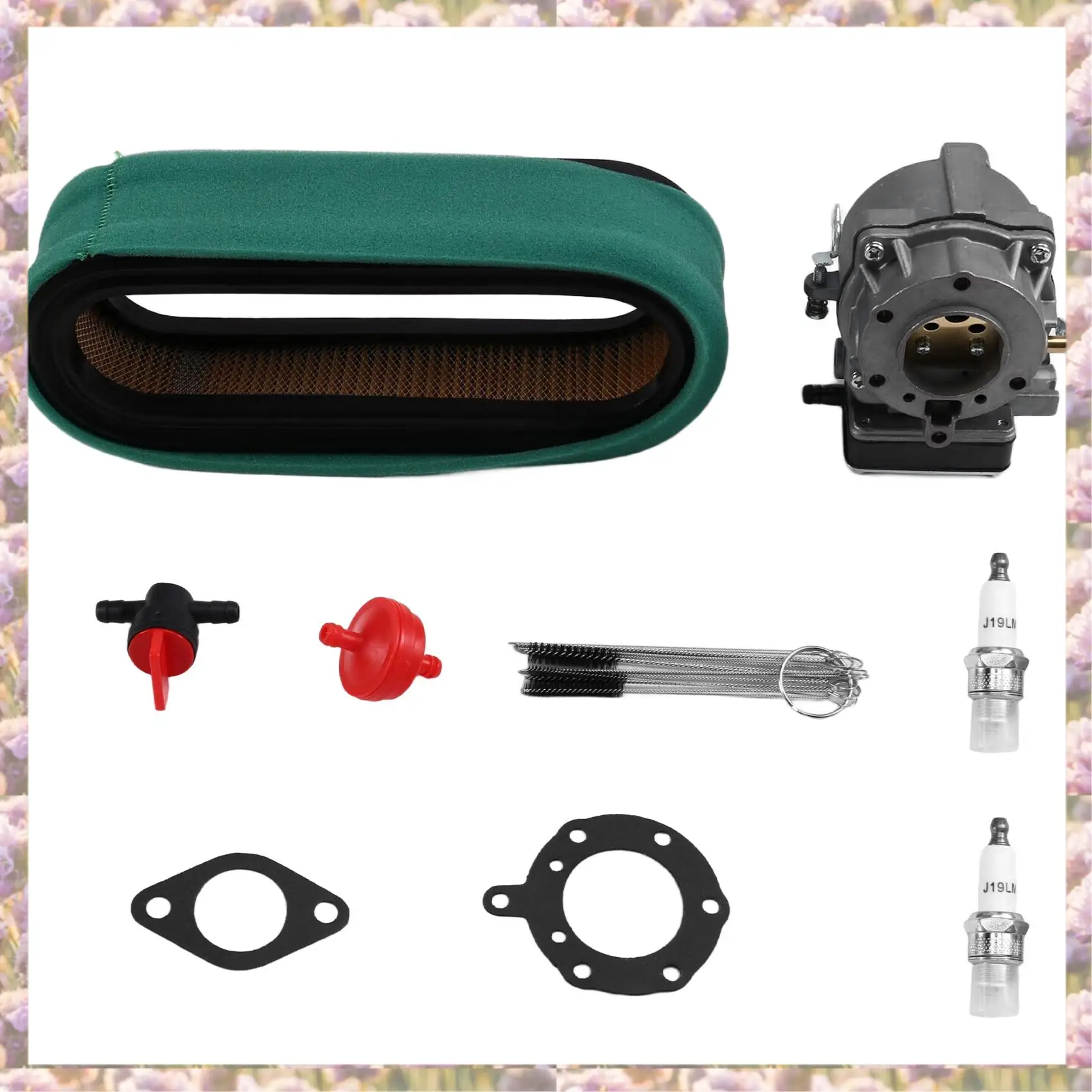 

Carburetor Compatible With Briggs & Stratton 693479 693480 499306 With 394019S Air Filter 394358S Fuel Filter