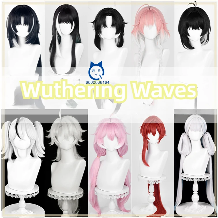 

Wuthering Waves Most of The Characters Hot Cosplay Wig Heat Resistant Synthetic Hair for Anime Expo Comic Con Party Halloween