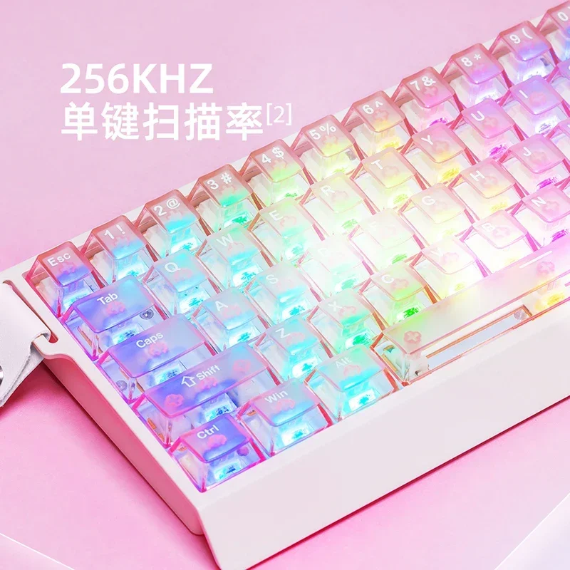 Carotmas Mer68Pro Tastiera da gioco e asse magnetico RGB cablato Full-Key Hot-Swap Esports Accessori per computer Tastiera per mouse regalo